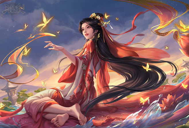 小荷芳踪·柳婒