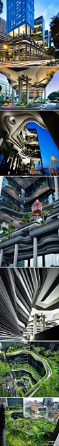 新加坡皮克林宾乐雅酒店PARKROYAL on Pickering，城市生态绿岛……http://t.cn/zH4s5sY 