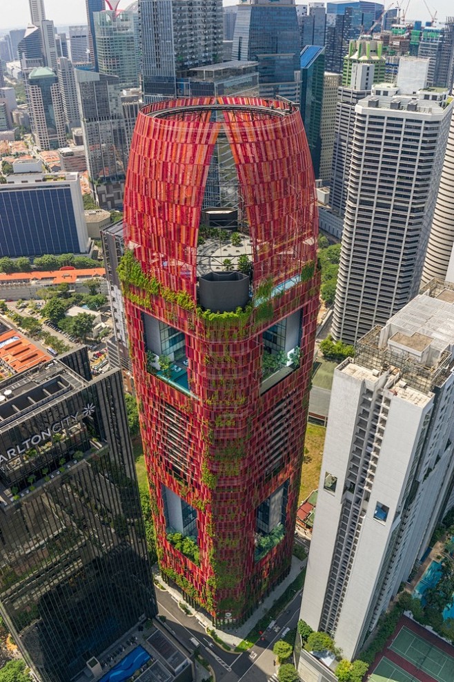 Oasia Hotel新加坡绿洲酒店设计