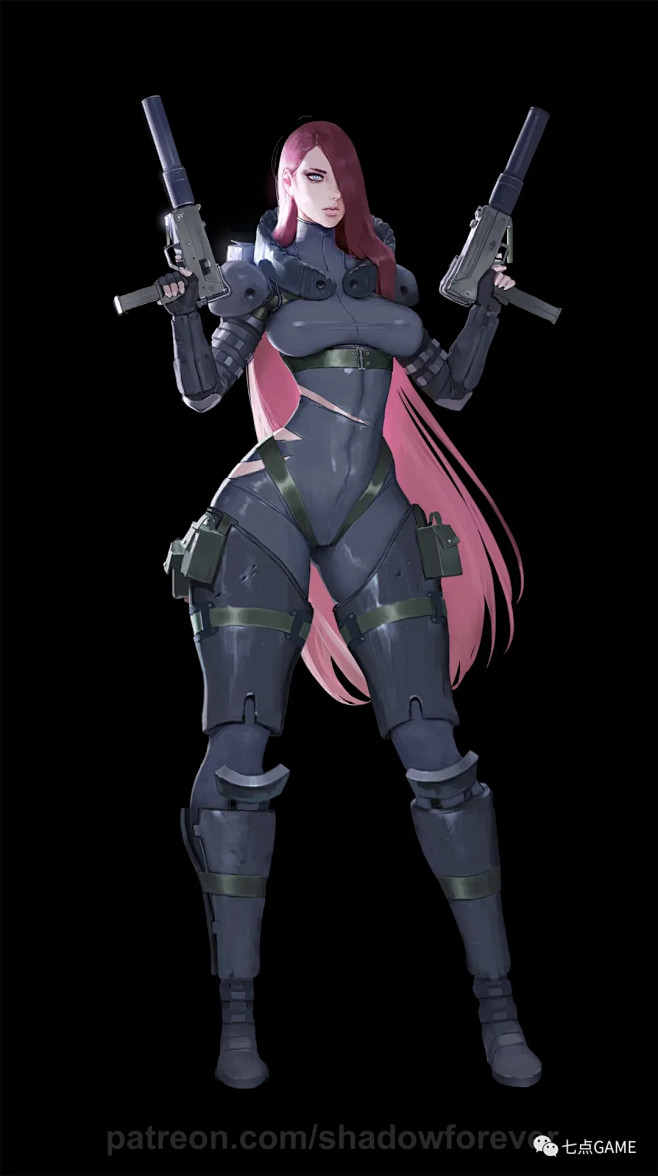 臀腿的执念！俄罗斯画师Shadow作品分...