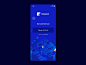 Step by step sign up process money wallet finance motion animation gif wip mobile verification signup login iphonex ios crypto exchange crypto trading crypto wallet bitcoin btc bitcoins face recognition face id