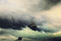 难以置信的海浪油画，令人窒息。丨来自俄罗斯画家Ivan Konstantinovich Aivazovsky。