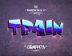 30款潮流街头炫酷涂鸦艺术立体文字样式模板 Graffiti Text Effects – 30 PSD插图(30)
