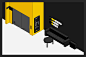 brand coworking Education icons identity logo pictogram Signage typography   wayfinding