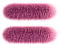 Pink 3D Fluffy Symbol Equals