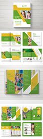 绿色现代儿童教育宣传手册