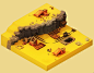 #low #poly #desert #isometric #3d: 