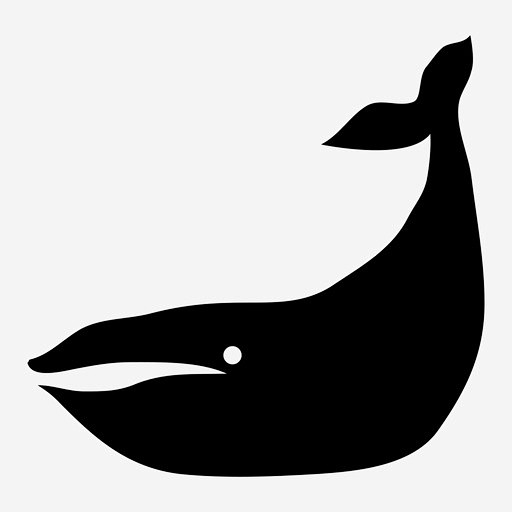 鲸鱼动物危险图标_88ICON http...