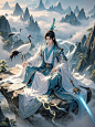 月夜啸声AI试验-玄幻男