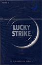 Vintage Lucky Strike Cigarette Packaging: 