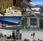 园林景观小景3Dmax模型新中式禅意3D模型花园庭院假山竹子植物墙-淘宝网