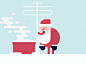 Help Santa! chimney house 2d animation motion graphics after effects christmas xmas santa character