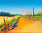 Bring home Howell Mountain with "Above Valley" by Ann Rea, oil painting traditional-paintings