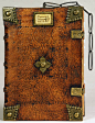 Another Pinner wrote...       Thomas A. Kempis. Opera, Nuremburg, 1494. Folger Shakespeare Library. This volume is one of a very few existing examples of a chain binding. It still retains the remnant of the hand-wrought chain that secured it to the shelf.