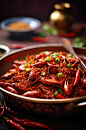 数字艺术食物餐饮美食香辣蟹创意摄影图片-众图网