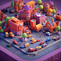 AI绘画_Prompts_Flawzite_game_world_with_cars_and_parking_lots_bright_colors_in_982e38fa-b836-4961-8e52-3adc8e049a33_xpanx.com