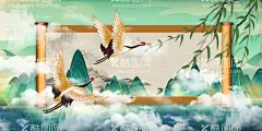 国潮文化  - 源文件下载【酷图网】中国文化,国潮装饰,新年春节,国潮手绘,国潮创意,国潮来袭,国潮海报,中国风背景,创意中国风,墨迹,意境装饰画,中国风元素,中国风宣传,复古,绚丽国潮,国潮背景,国潮挂画,国潮服装,鱼凤凰卷轴,国潮意境,创意国潮,祥云古建筑,菊花手绘,装饰画,山水画,仙鹤