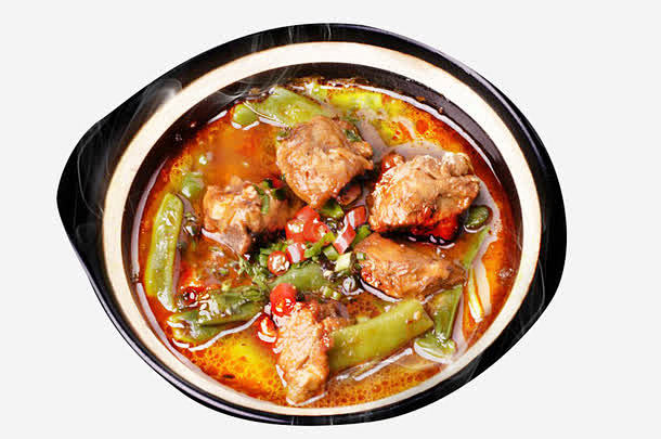 麻辣风味牛腩高清素材 带汤牛腩煲 炖牛腩...