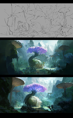 Sketching采集到绘画过程