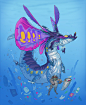 Dragon and Dragon Rider, RICH CAREY  : Done for the Character Design Challenge!