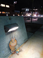 David Zinn 有趣的街头涂鸦 