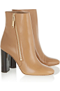 Burberry London | London leather ankle boots | NET-A-PORTER.COM