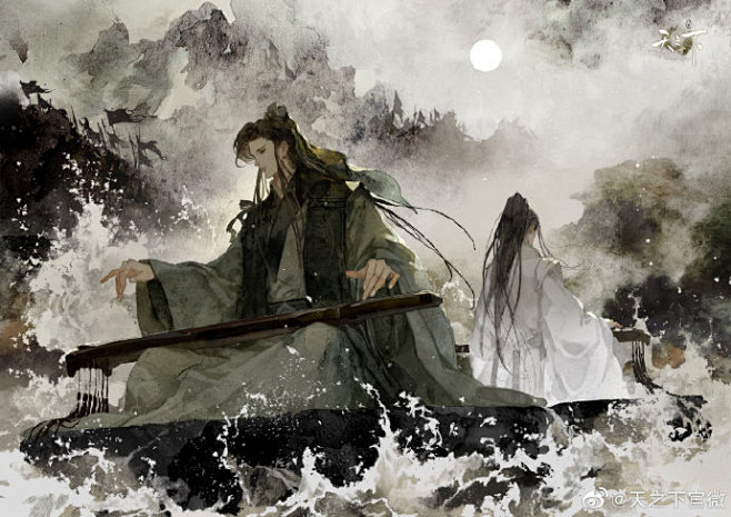 名场面来了:谢孤白x明不详共谱一曲《天之下》