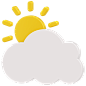 Sun, cloud - 35款天气3D图标合集 Weather 3D Icon Set