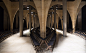 <p><strong>Miu Miu: </strong>This transformation gave the building a 'house of worship' feel, as we sat within the shadowed wings to watch the ceremony commence</p>