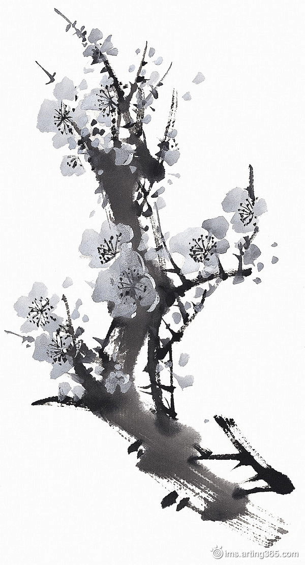 水墨梅花 - iMS素材共享平台|Art...