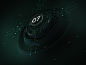 FUI Dial 3d after effects fantasy gui