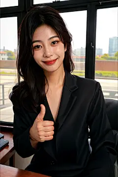 职场职业女性肖像摄影图