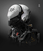 MM45 Helmet Closed, Benoit Godde on ArtStation at http://www.artstation.com/artwork/mm45-helmet-closed: 