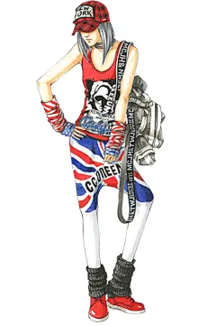 女性帅气风格时尚插画设计
