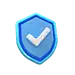 Protection Shield 3D Icon