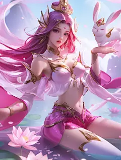 嫦娥仙子降临，王者荣耀绝美壁纸！ - 小红书