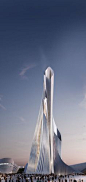Futuristic Architecture, Future Energies Exhibition In Kazakhstan 2017 / Zaha Hadid Architects