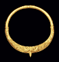公元前5世纪末到4世纪初，凯尔特人的黄金项圈。来自佳士得拍卖会