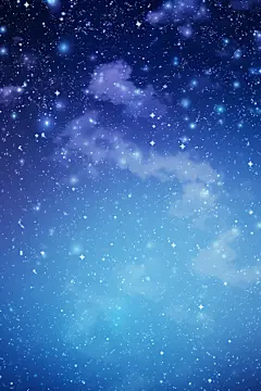 夜色星光璀璨宇宙夜空插画图片