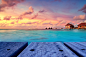 Beautiful sunset in Maldives by Salawin Chanthapan on 500px