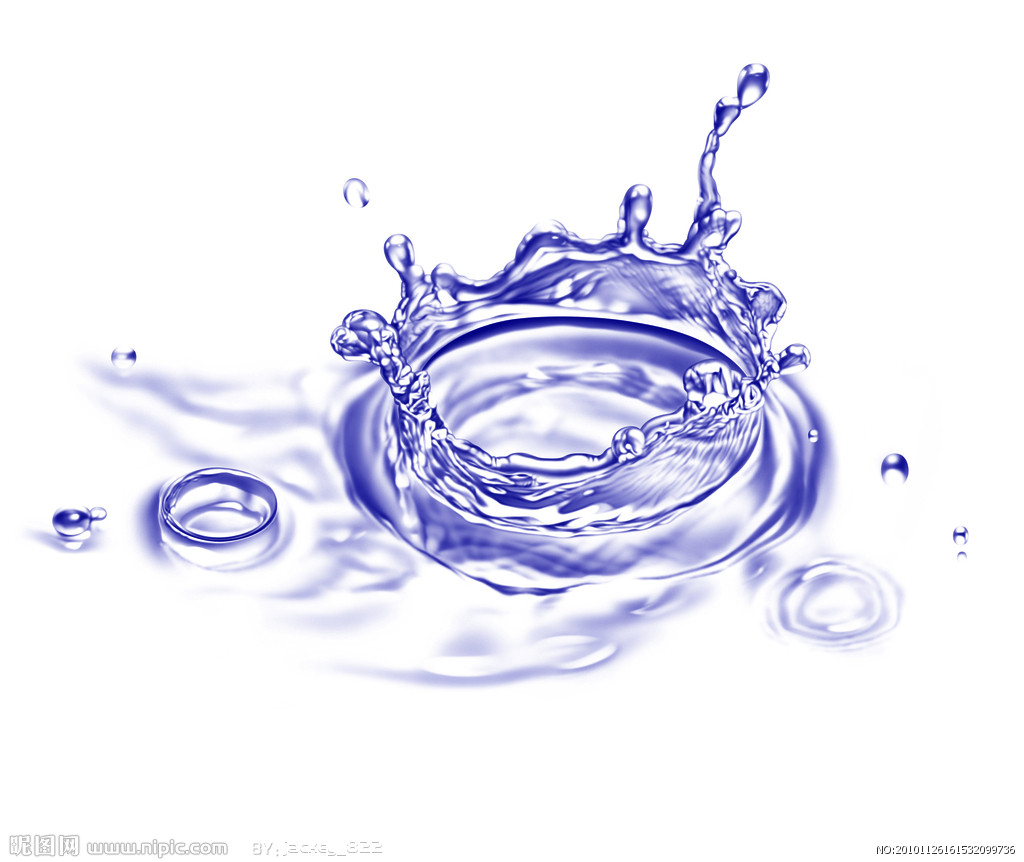 水花溅起设计图