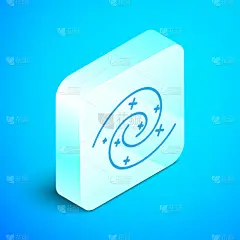 分离着色,计算机图标,线条,青绿色,螺线,暗色,洞,直的,技术