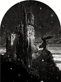 emptykingdom.com采集1阿那亚采集到黑白画乗兼広人 | 版画douban.