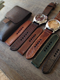 Handmade Leather Watch Strap: 