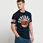Superdry 极度干燥 男士2019春夏新款个性字母休闲圆领短袖T恤 美码偏大一码英国_价格_评价-网易考拉海购