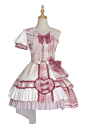 Pink Sniper Asymmetrical Neckline Top+ Tiered Skirt and Ruffle Trim SK Set
