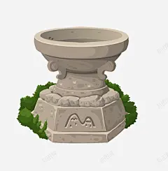 水彩喷泉高清素材 免费下载 页面网页 平面电商 创意素材 png素材