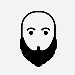面部胡须面部毛发图标 设计图片 免费下载 页面网页 平面电商 创意素材