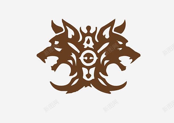 狼人杀标识矢量图图标