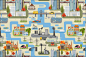 Great City Map Creator set : Great city map creator set. Cityscape elements. 295 ready vector and bitmap objects.